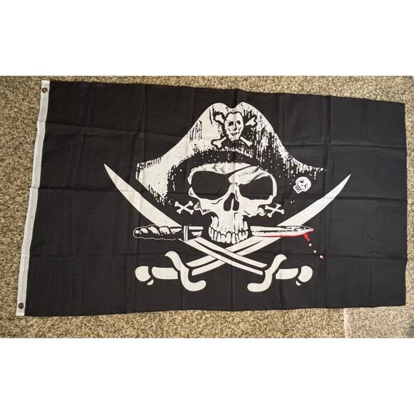 Lot of 3 - Pirate Flags Pirates of the Caribbean, Disney 60 x 35 - Picture 2 of 4
